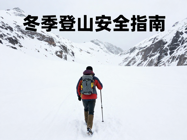 冬季徒步登山安全指南,选成熟线路,简易雪地避险工具