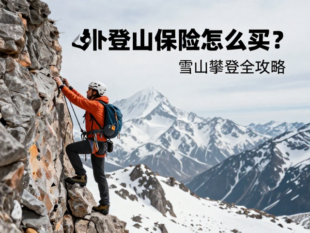 户外徒步登山保险怎么买?攀岩雪山攀登安全攻略