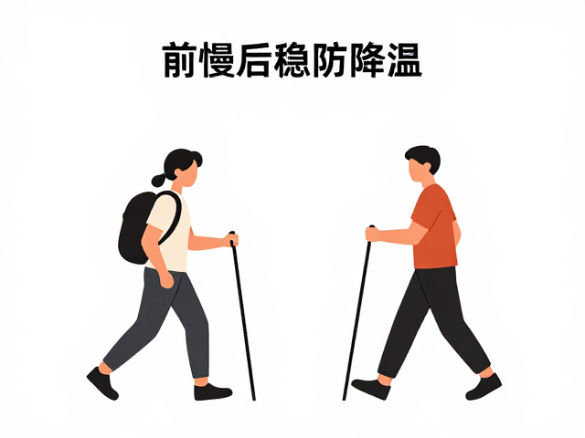 徒步省力技巧，前慢后稳防降温，掌握科学行进姿势
