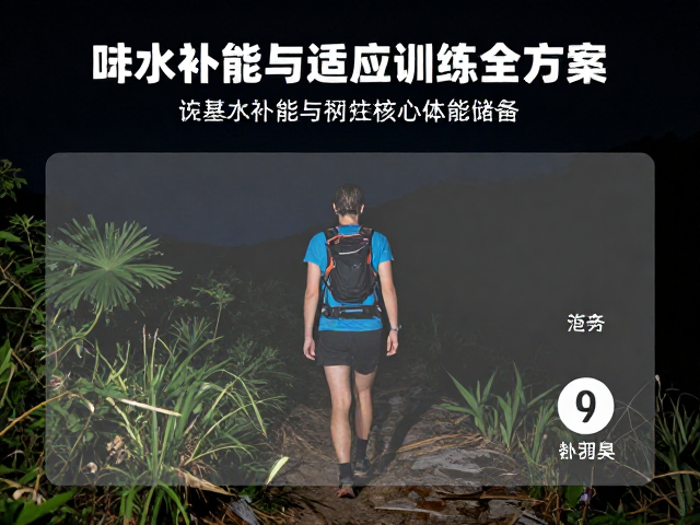 夜间徒步体能管理,补水补能与适应训练全方案