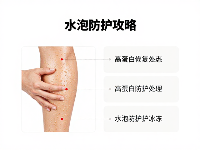 水泡处理与后续行走策略
