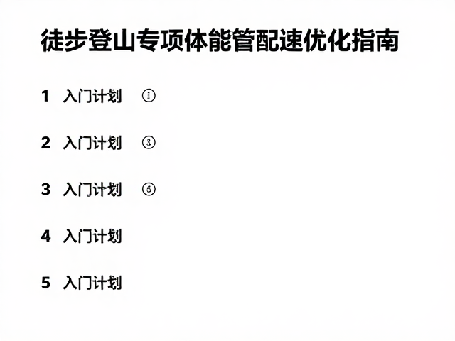 入门计划的分阶段执行策略