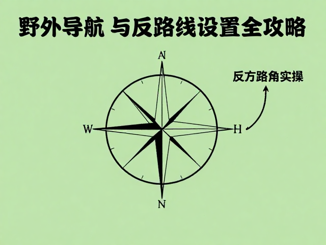 野外导航不迷路,方位角与反方位角实操,备用路线设置全攻略
