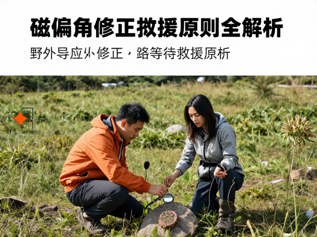 野外导航方位辨别技巧，磁偏角修正与等待救援原则全解析