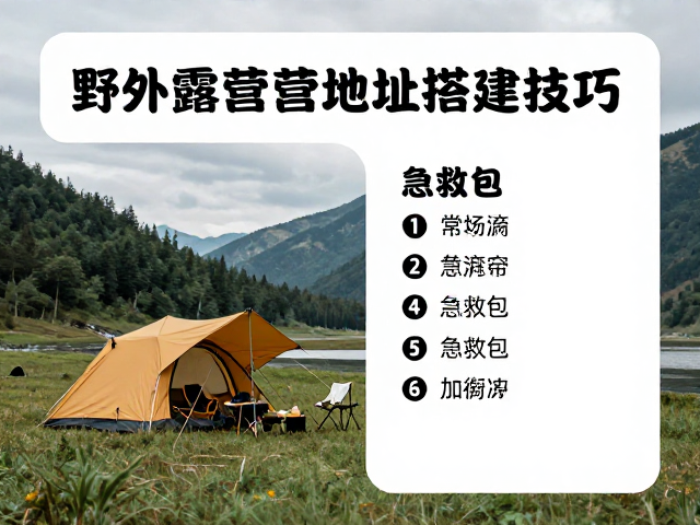 野外露营选址搭建技巧,无痕露营指南与急救包必备清单