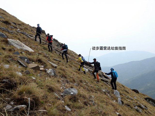 山地徒步露营选址搭建指南,风绳固定全技巧