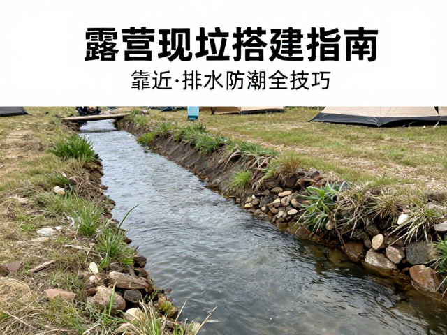 营地周边的排水沟渠构建