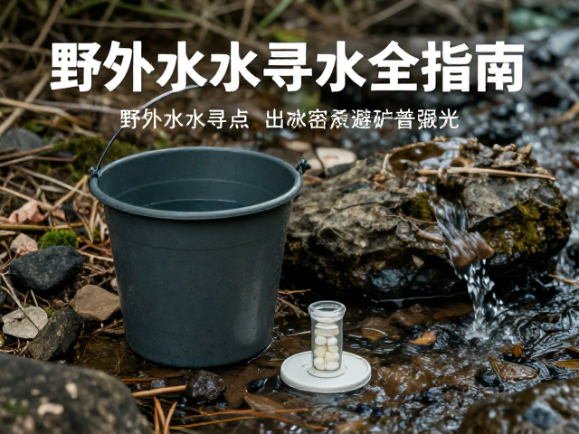 野外水源寻找技巧，轻量水桶，药片密封避光，安全取水全指南