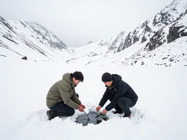高海拔登山水源攻略,新雪采集与徒步生存技巧