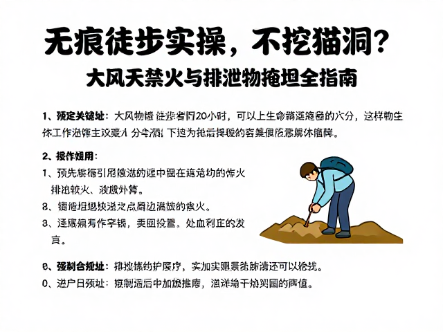 排泄物掩埋的标准操作与选址