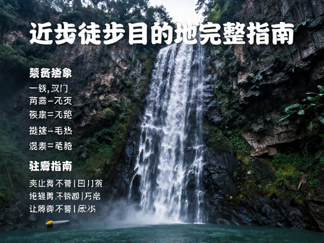 装备清单与安全避险指南