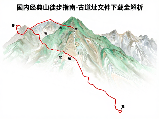 核心徒步路线的轨迹数据解析