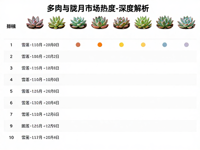 胧月的易养特性与市场普及路径