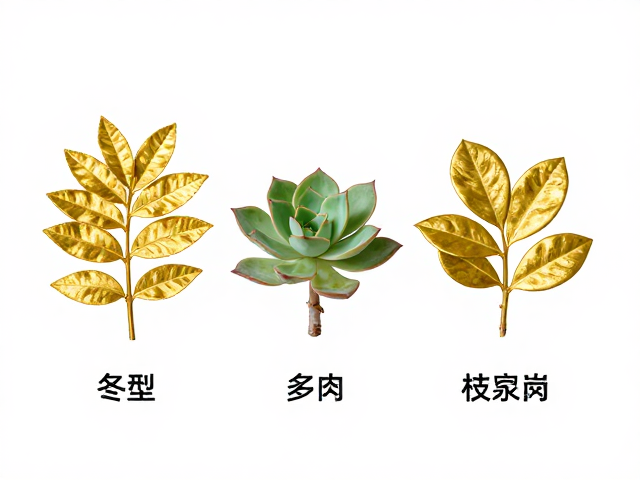叶片形态与茎干特征的直观区分