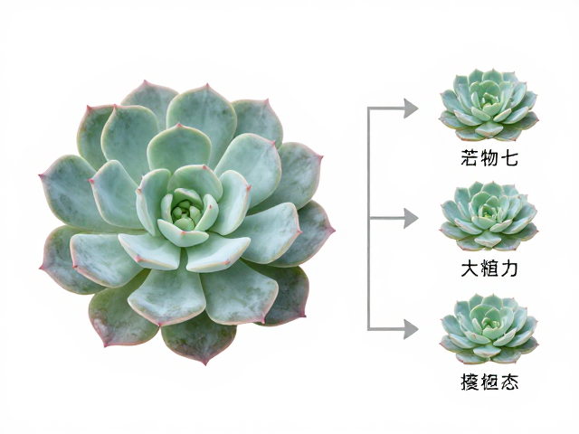 生长阶段对匙形叶外观的演变影响