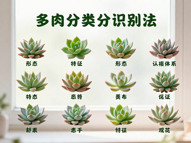 多肉分类识别法，观花辅助，打造窗台治愈系装饰