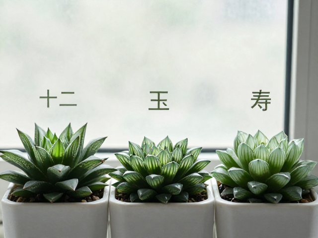 十二卷属:玉露与寿的窗面灰绿对比