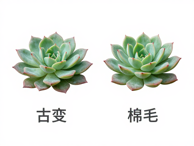 同属高相似度品种的株型特征比对