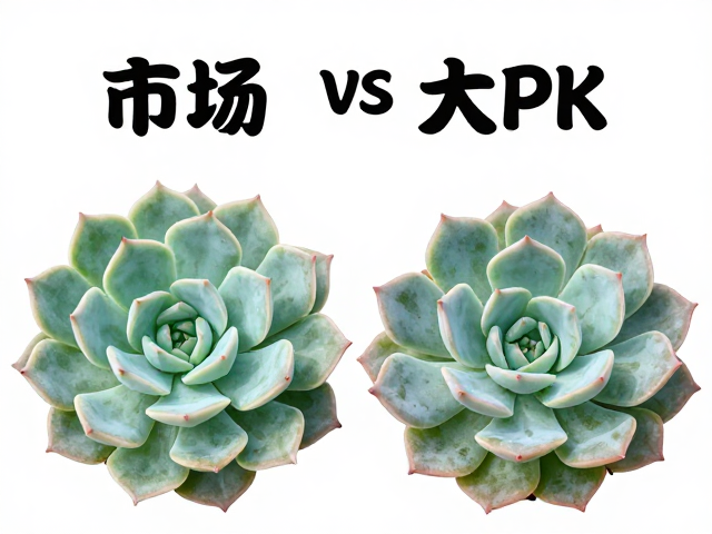拟石莲花属：莲座形态的细微差别