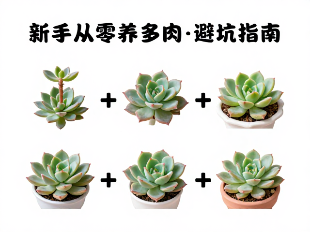 新手从零养多肉，避坑指南，拒绝盲目施肥与大量购买，附完整分步教程