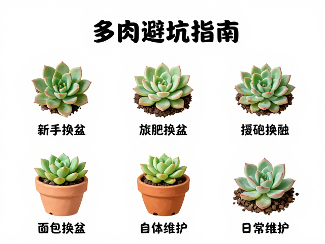 分步操作:从换盆到日常维护