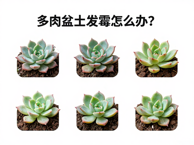 多肉盆土发霉怎么办？新手分步养护，看叶片恢复饱满教程