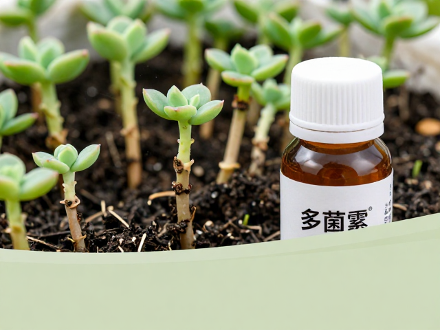 多肉新苗开箱验货，查茎秆黑腐，多菌灵处理全攻略