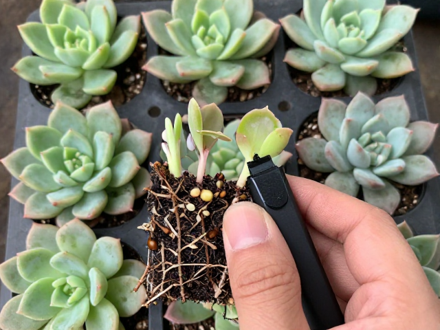 虫卵清理与根部深度清洁