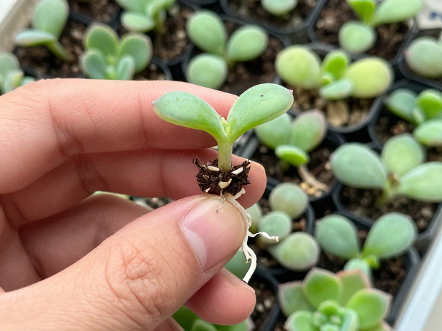 根系清理与病斑处理