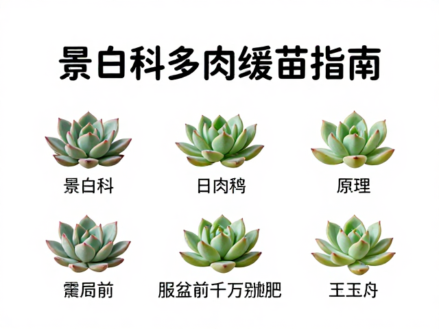 景天科多肉缓苗指南，原理周期详解，服盆前千万别施肥！