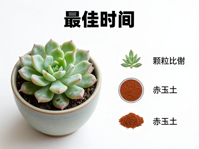 多肉成株换盆最佳时间，提高颗粒比例用赤玉土，完整操作指南