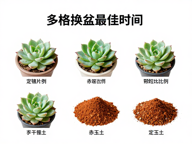 上盆操作与定根水施用