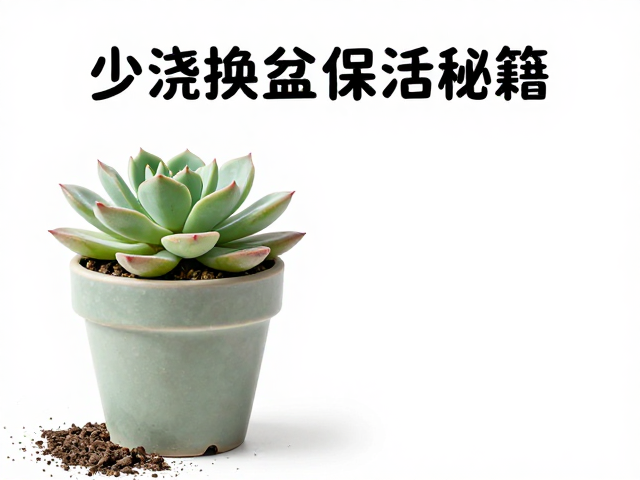 多肉成株换盆最佳时间与操作，少浇铺面，保活秘籍