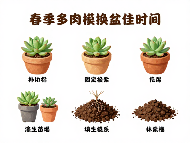 换盆后的缓苗与初期养护管理