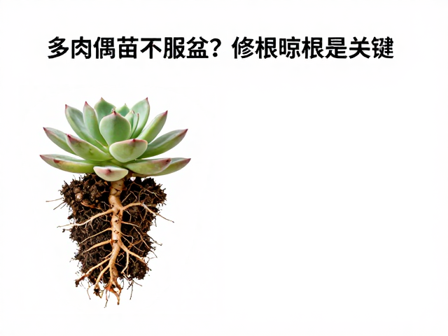 修根与晾根的标准操作：去旧土与伤口愈合