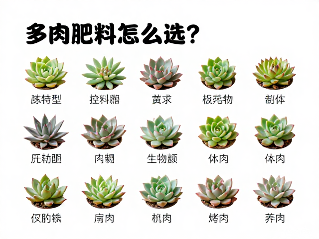 不同品类多肉的专项营养需求