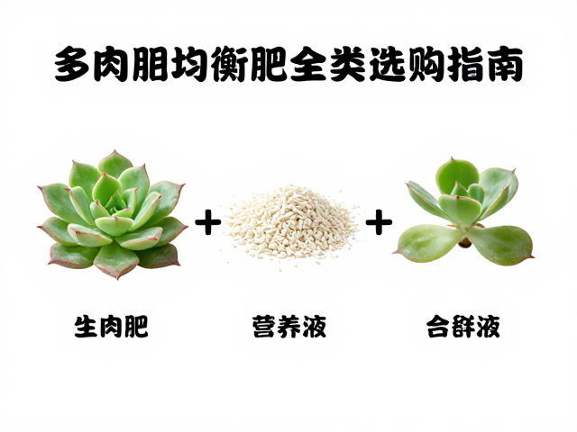多肉肥料怎么选？生长期均衡肥与营养液全品类选购指南