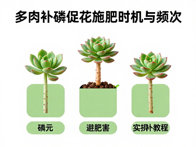 多肉补磷促花施肥时机与频次，避肥害实操教程