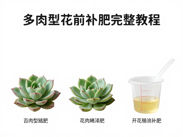多肉施肥时机与频次，量杯稀释法，开花型花前补肥完整教程