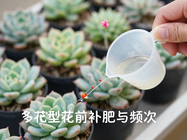开花型多肉的花前补肥策略