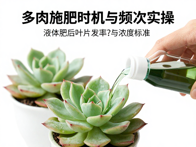 建立科学的施肥频率与浓度标准