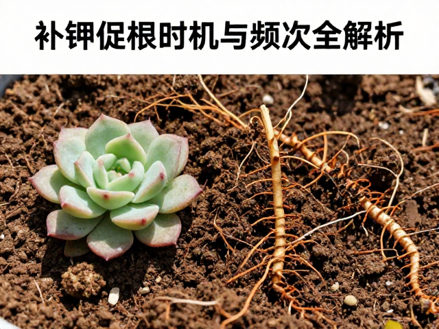 多肉盆土板结怎么施肥？补钾促根时机与频次全解析