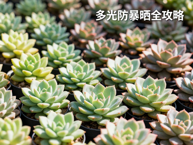 多肉光照分级，避开正午强光，换季防暴晒全攻略