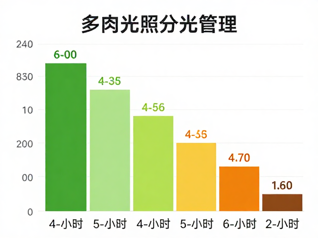 每日4-6小时补光参数的科学设定