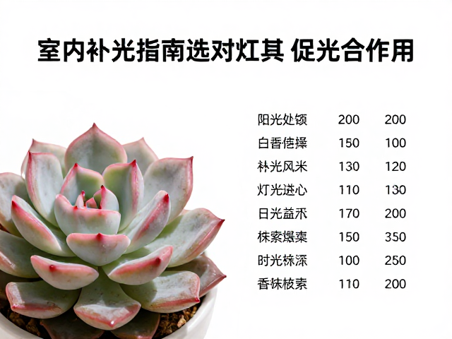灯具参数选择与光谱匹配策略