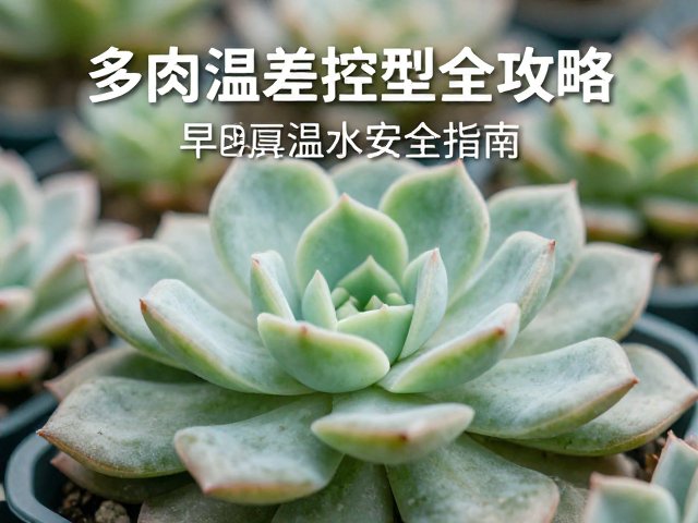 多肉温差控型全攻略，适宜温度与早晚浇水安全指南