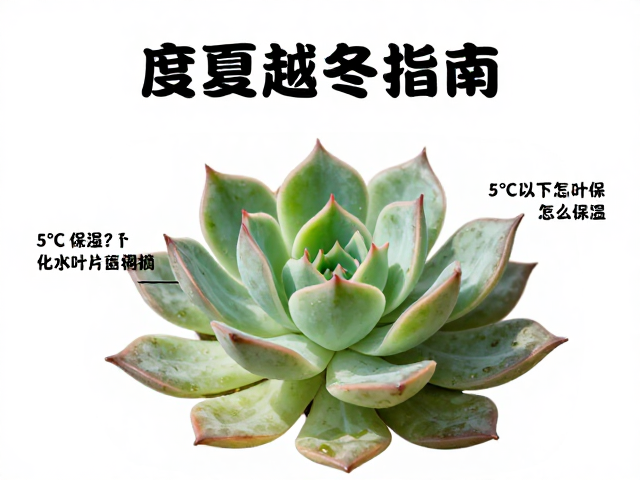 多肉度夏越冬指南，5℃以下怎么保温？化水叶片这样摘