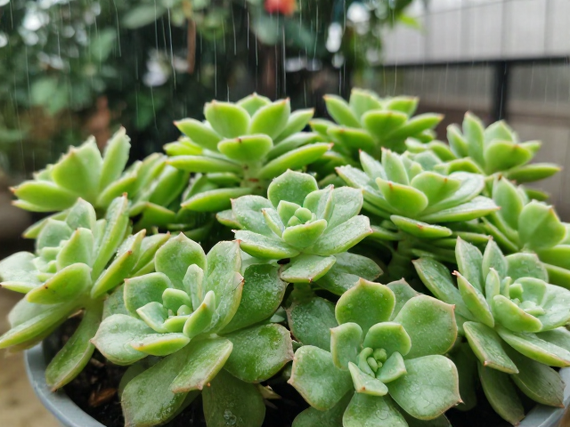多肉缺光长徒？阴雨天延长补光，缓苗避暴晒全套方案