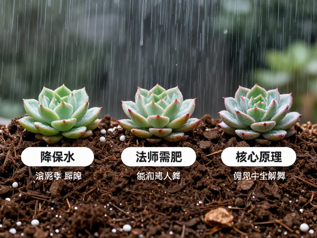 梅雨季多肉配土底层逻辑，降保水，法师需肥，核心原理全解析