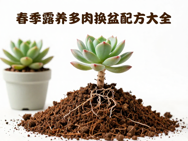 春季露养多肉换盆配土法，新手懒人通用多肉土配方大全